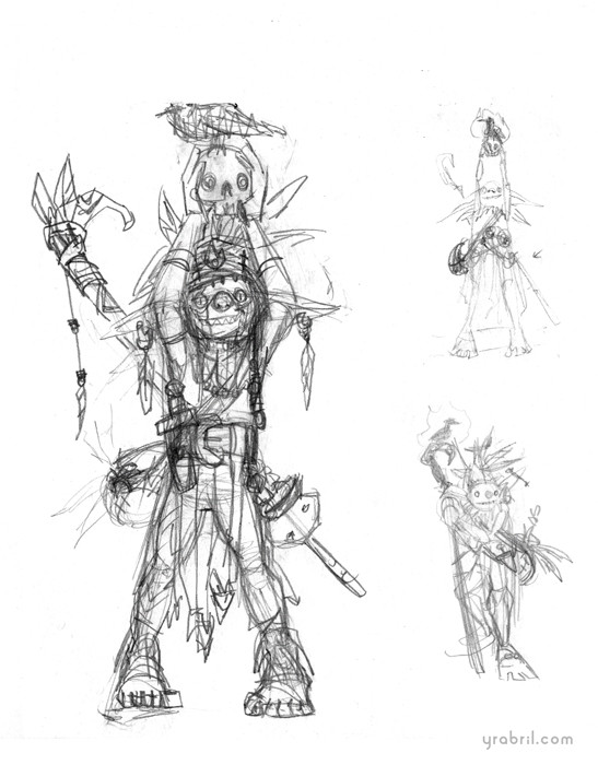 547x700 Yrabril - Sketch Goblin