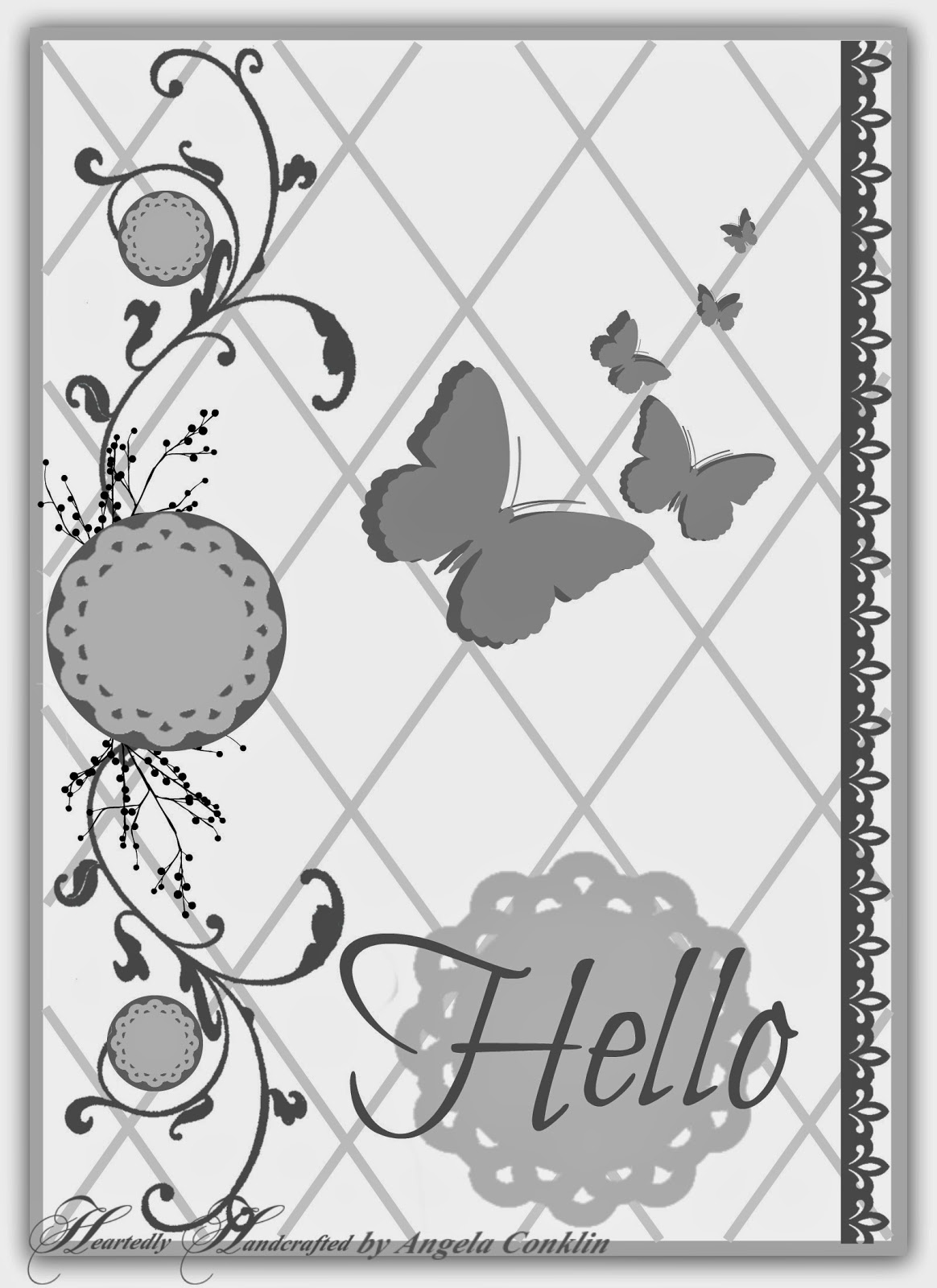1164x1600 Heartedly Handcrafted Scrapbook Layout And Greeting Card Sketches - Sketch Greeting Cards