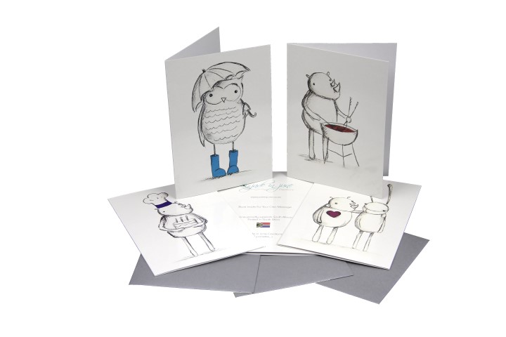 720x480 Standard Greeting Card - Sketch Greeting Cards