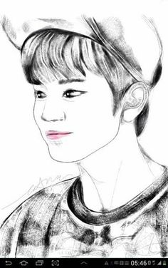 236x376 Sketch Sungjong Digital Art [Sketch Guru App] - Sketch Guru App