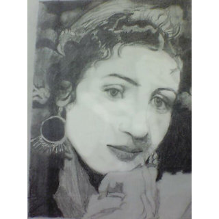 320x320 Online Madhubala Sketch Painting Prices - Sketch Guru Online