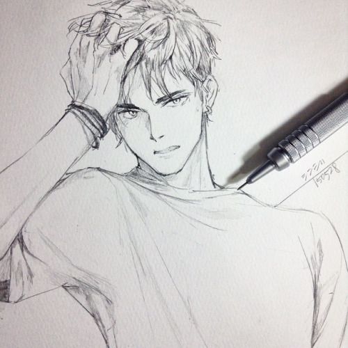 500x500 This Looks Like A Boy From My School Lol Drawing - Sketch Guy