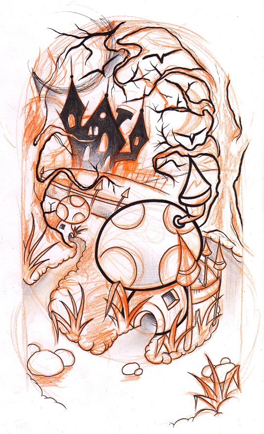534x877 Halloween Sketch By Willemxsm - Sketch Halloween