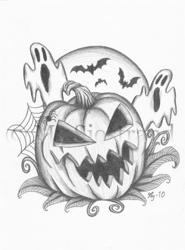 594x800 Halloween Sketches - Sketch Halloween