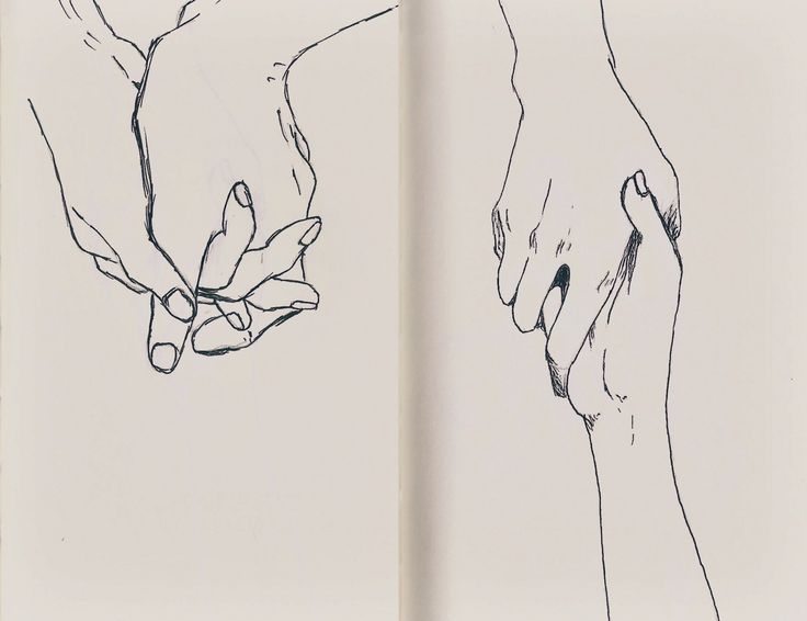 736x566 Drawn Woman Hand Sketch - Sketch Hands Holding