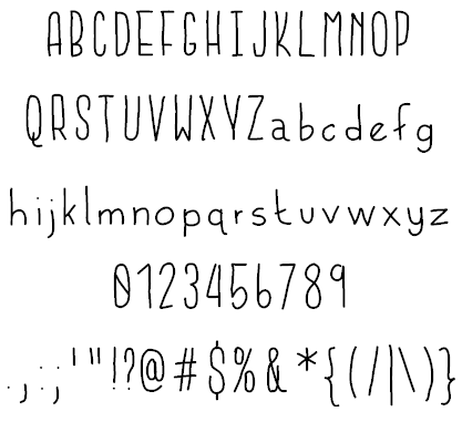 417x381 Luedecke Design Font Co (Was Ldf Fonts) - Sketch Handwriting Font