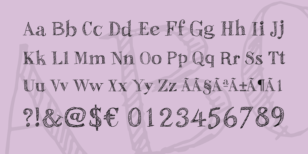 1024x512 Sketch Fine Serif Font 1001 Fonts - Sketch Handwriting Font