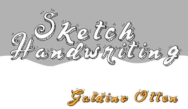 800x467 Sketch Handwriting Font - Sketch Handwriting Font