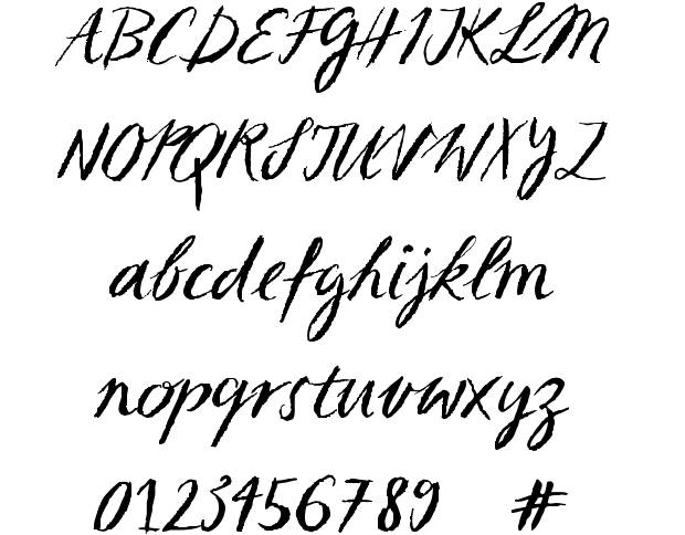 Sketch Handwriting Font at PaintingValley.com | Explore collection of ...
