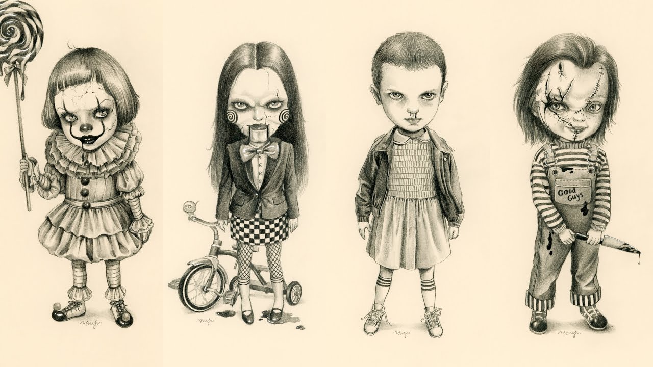 1280x720 Happy Halloween 2017 Oct Patreon Reward Sketches - Sketch Happy