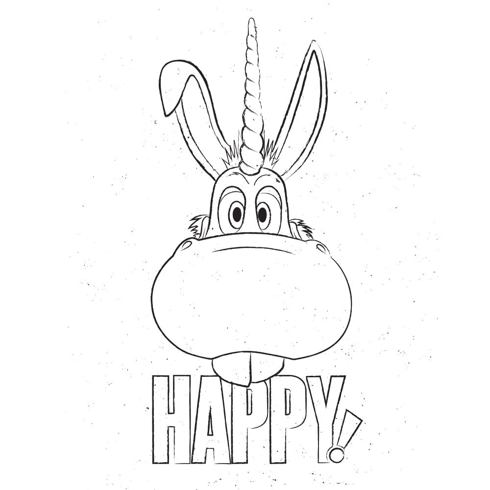 1000x1000 Happy Sketch White Mug - Sketch Happy