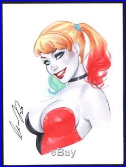 249x330 Elias Chatzoudis Signed Original Dc Comics Batman Joker Art Sketch - Sketch Harley Quinn