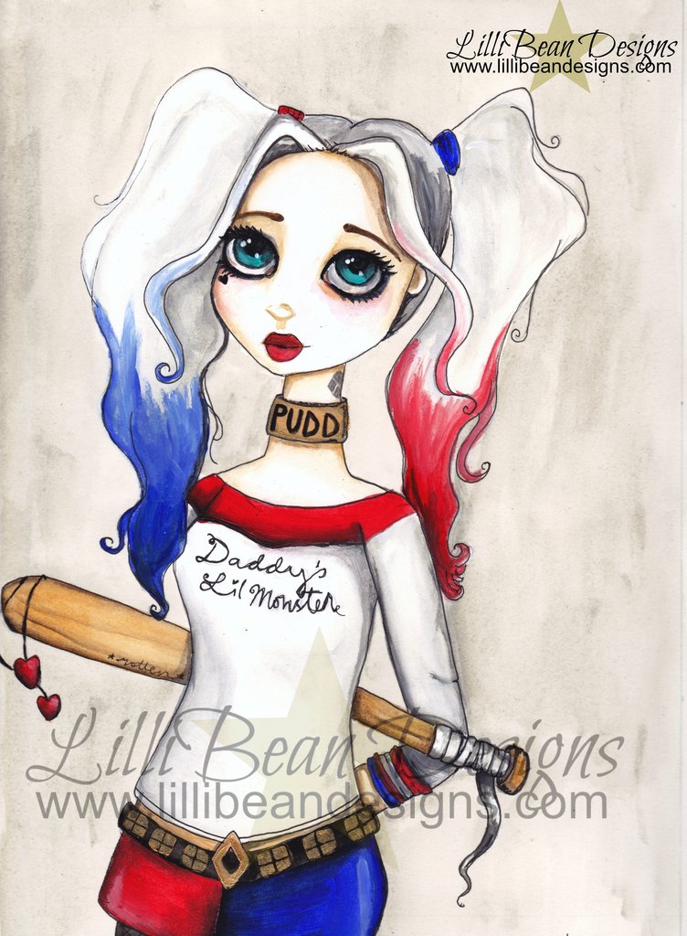 752x1024 Harley Quinn Fan Art - Sketch Harley Quinn