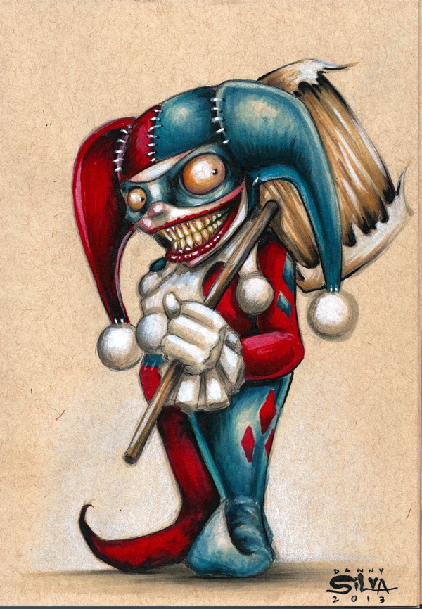 600x866 Harley Quinn Original Sketch!!! - Sketch Harley Quinn