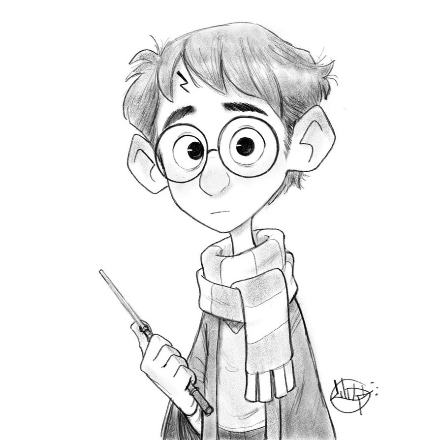 Sketch Harry Potter At Paintingvalley Com Explore Collection Of