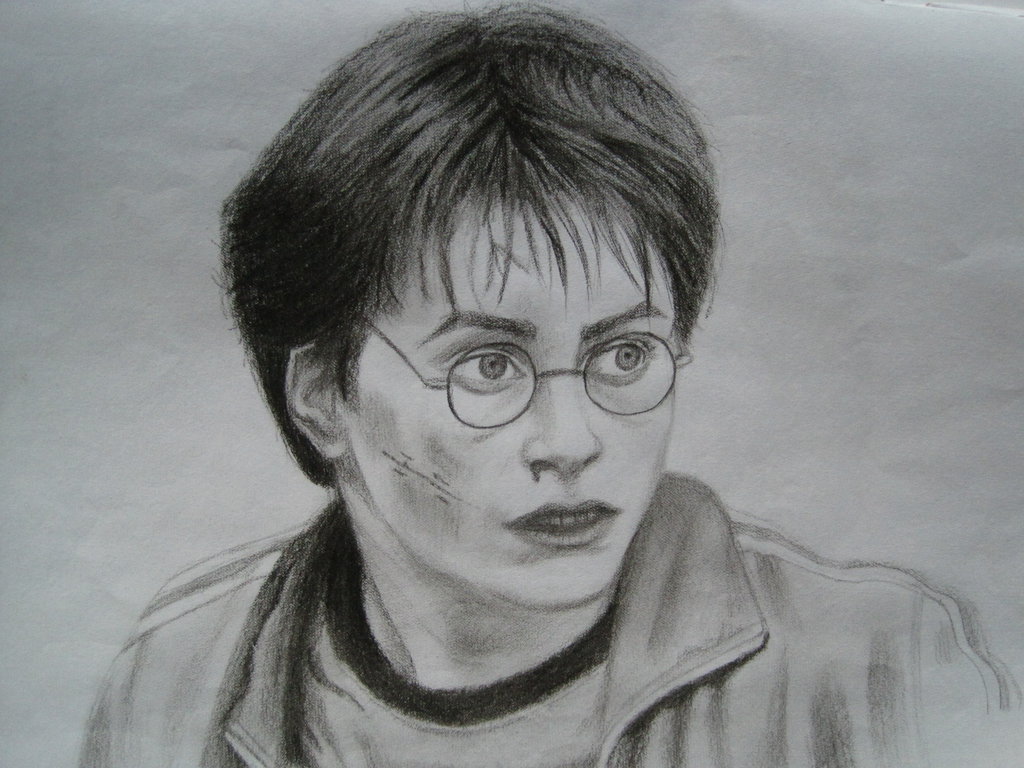 1024x768 Sketch - Sketch Harry Potter