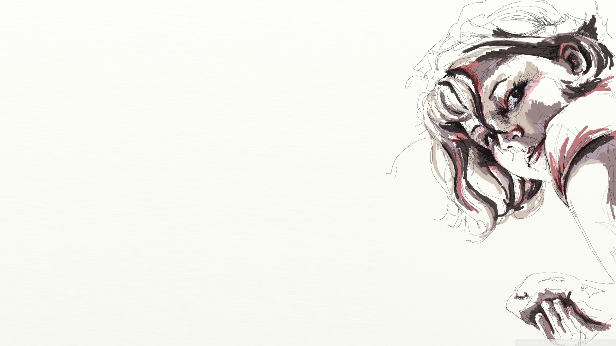 2400x1350 Vector Sketch 4k Hd Desktop Wallpaper For 4k Ultra Hd Tv - Sketch Hd