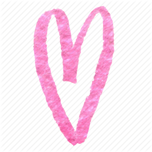 512x512 Doodle, Hand Drawn, Heart, Love, Sketch, Valentine, Watercolor Icon - Sketch Heart