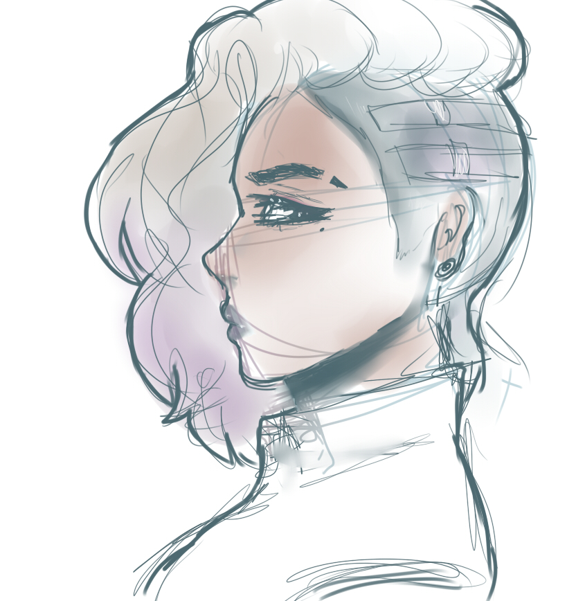 832x868 Sombra Sketch ( I Forgot How To Draw Humans, Help) By - Sketch Help