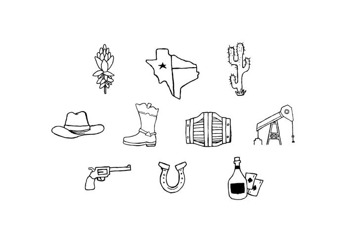 700x490 Free Texas Sketch Icon Vector - Sketch Icon Vector