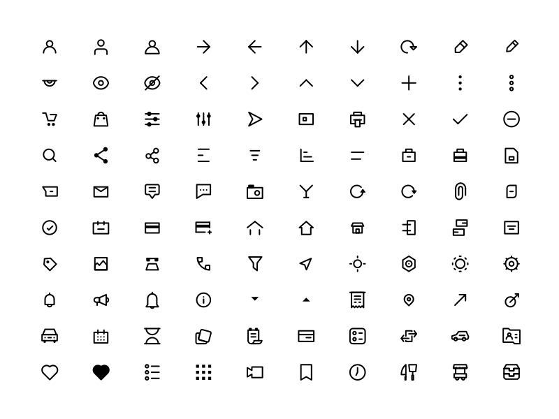 Sketch Icons