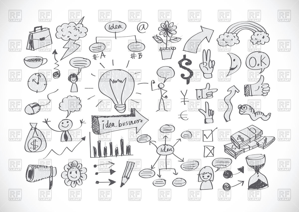 1200x853 Business Icons - Sketch Icons