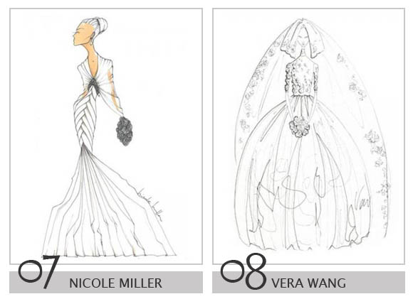 580x421 42 Royalty Wedding Dress Design Sketch Ideas For The Bride - Sketch Ideas