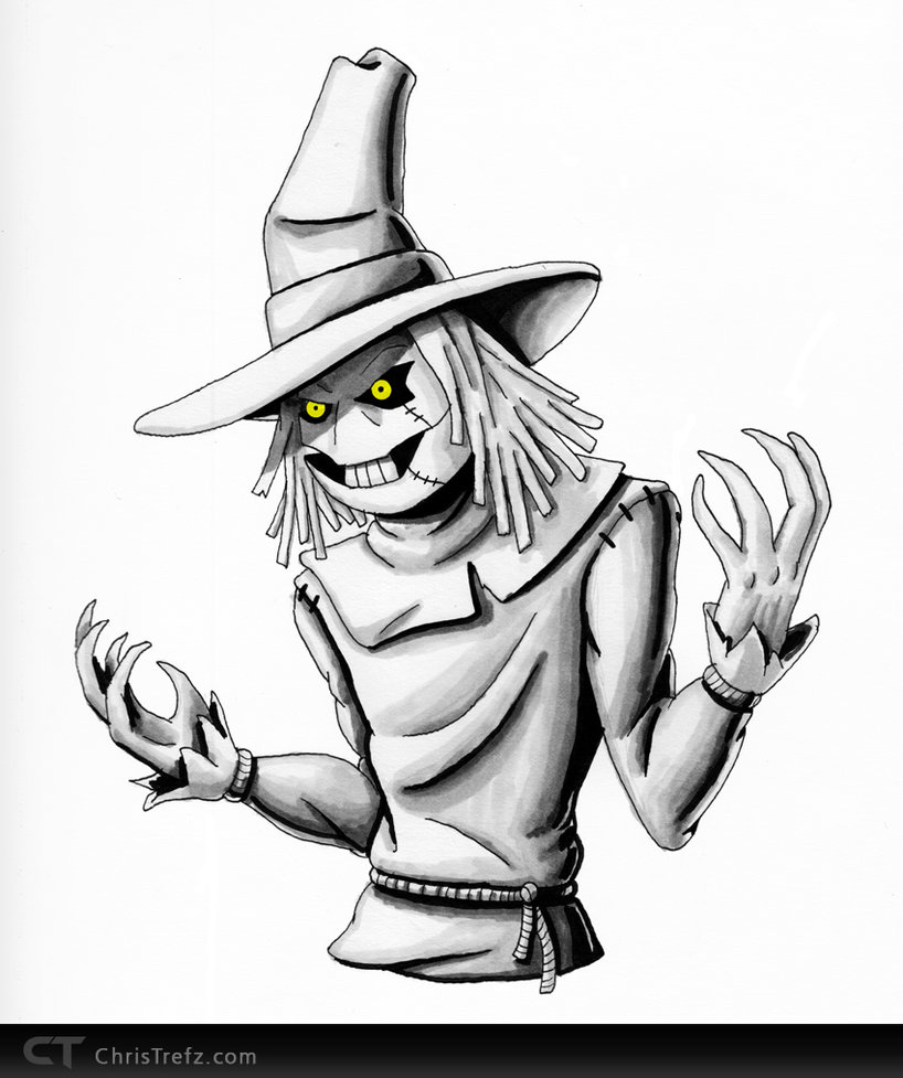 818x977 Scarecrow Sketch By Chris Illustrator - Sketch Illustrator