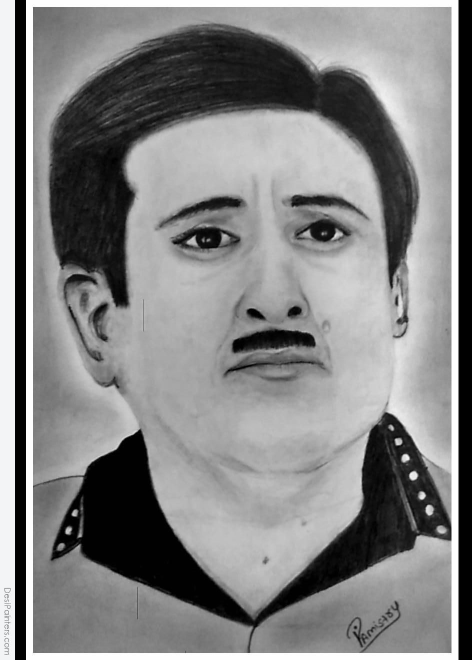 944x1321 Pencil Sketch Of Jethalal - Sketch Images