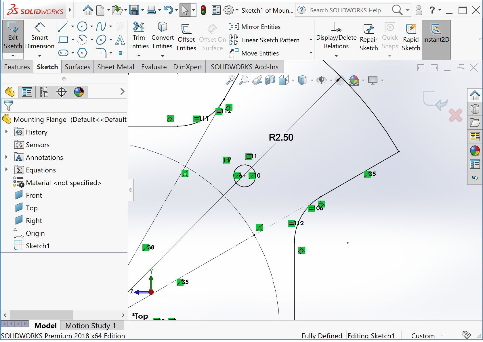 1679x1190 How To Split And Join Solidworks Sketch Entities - Sketch In Solidworks