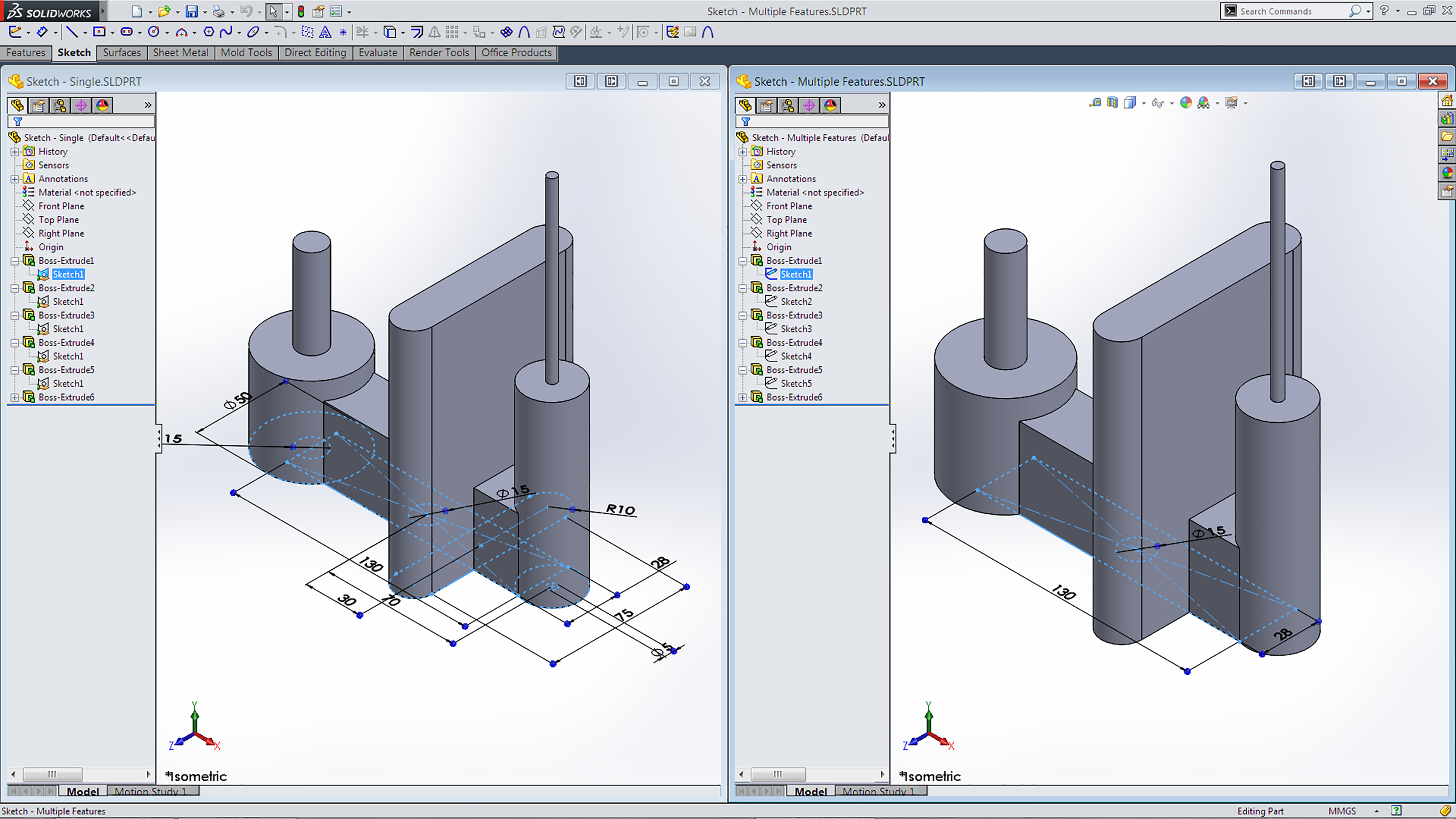 3d эскиз в solidworks