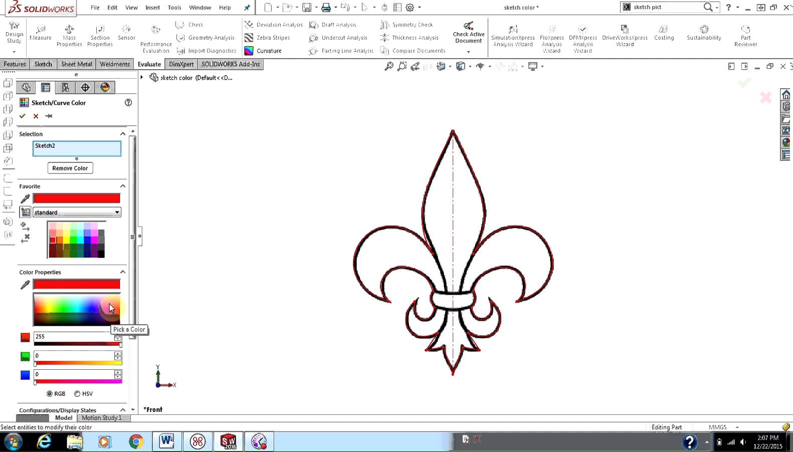1582x902 Changing The Sketch Color In Solidworks - Sketch In Solidworks