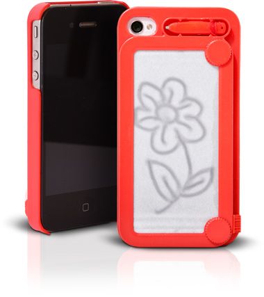 380x427 Doodle On Your Iphone Case!! Oh Snap. Its An Etch A Sketch And A - Sketch Iphone Case