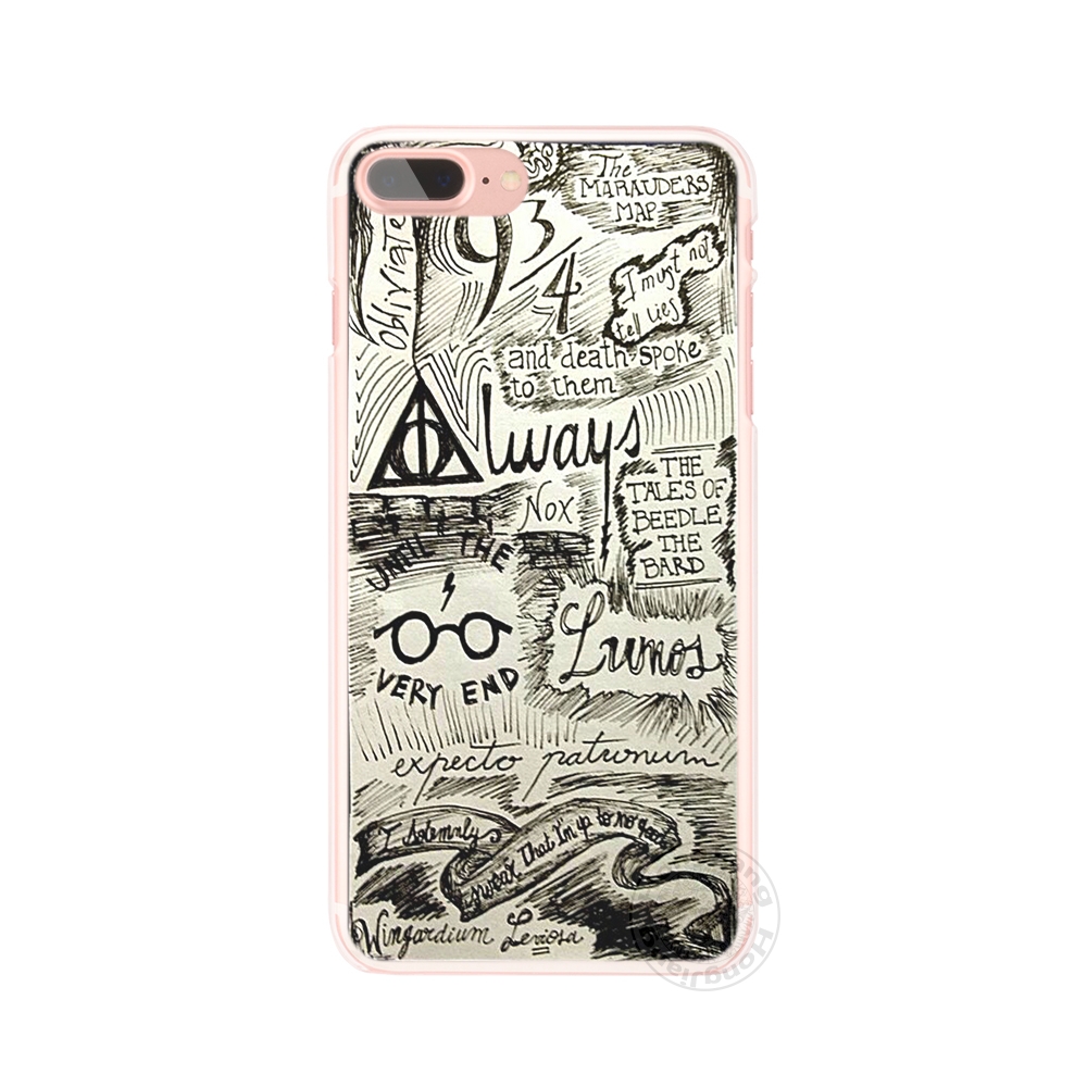 1000x1000 Hongjiang Harry Potter Series Sketch Printed Cover For Iphone 7 - Sketch Iphone Case
