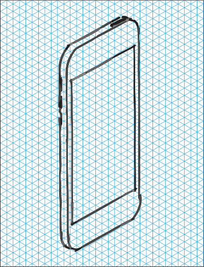 400x525 Isometric Drawing - Sketch Isometric