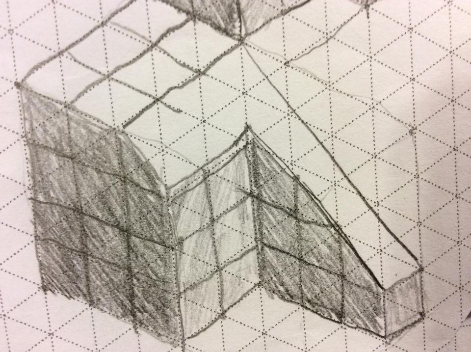 960x717 Isometric Sketches - Sketch Isometric