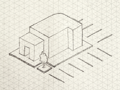 400x300 Isometric Sketch By Bryant Florez - Sketch Isometric