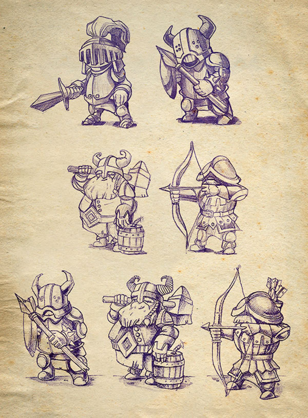 600x814 Inspiring Examples Of Character Design Amp Sketching By Mike - Sketch It Game