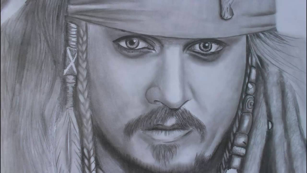1280x720 Amazing Drawing Captain Jack Sparrow - Sketch Jack Sparrow