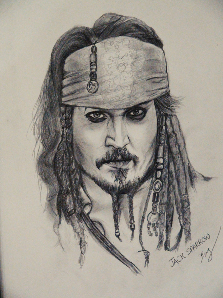 774x1032 Jack Sparrow Sketch By Mrkmhtet - Sketch Jack Sparrow