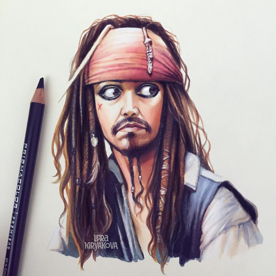 Jack Sparrow Drawing. 