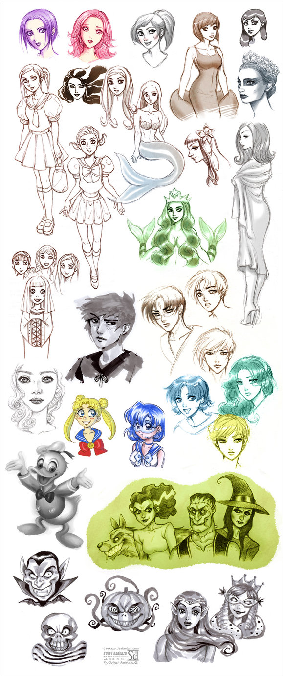 579x1379 Sketch Jam No.1 By Daekazu - Sketch Jam