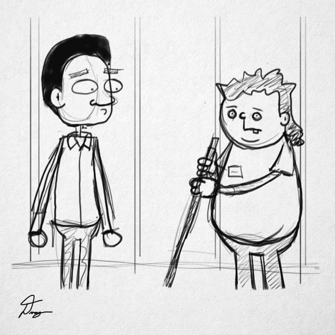 1080x1080 Doogtoons Character Design Sketch From Dirty - Sketch Jokes