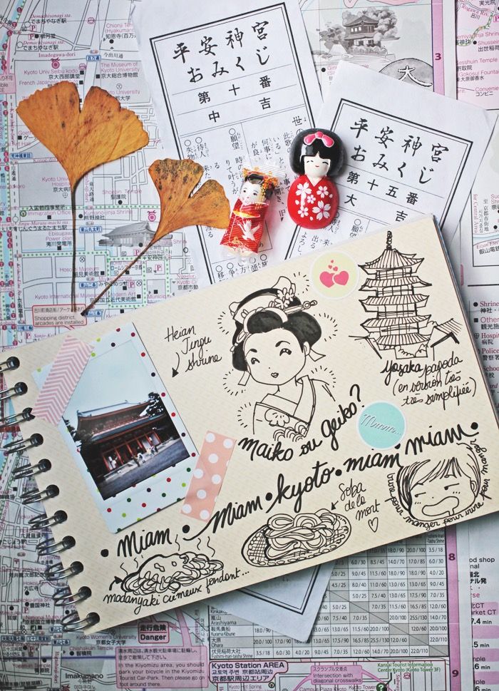 700x969 Jour 1 En Kyoto Le Monde De Tokyobanhbao Blog Mode - Sketch Journal Blog