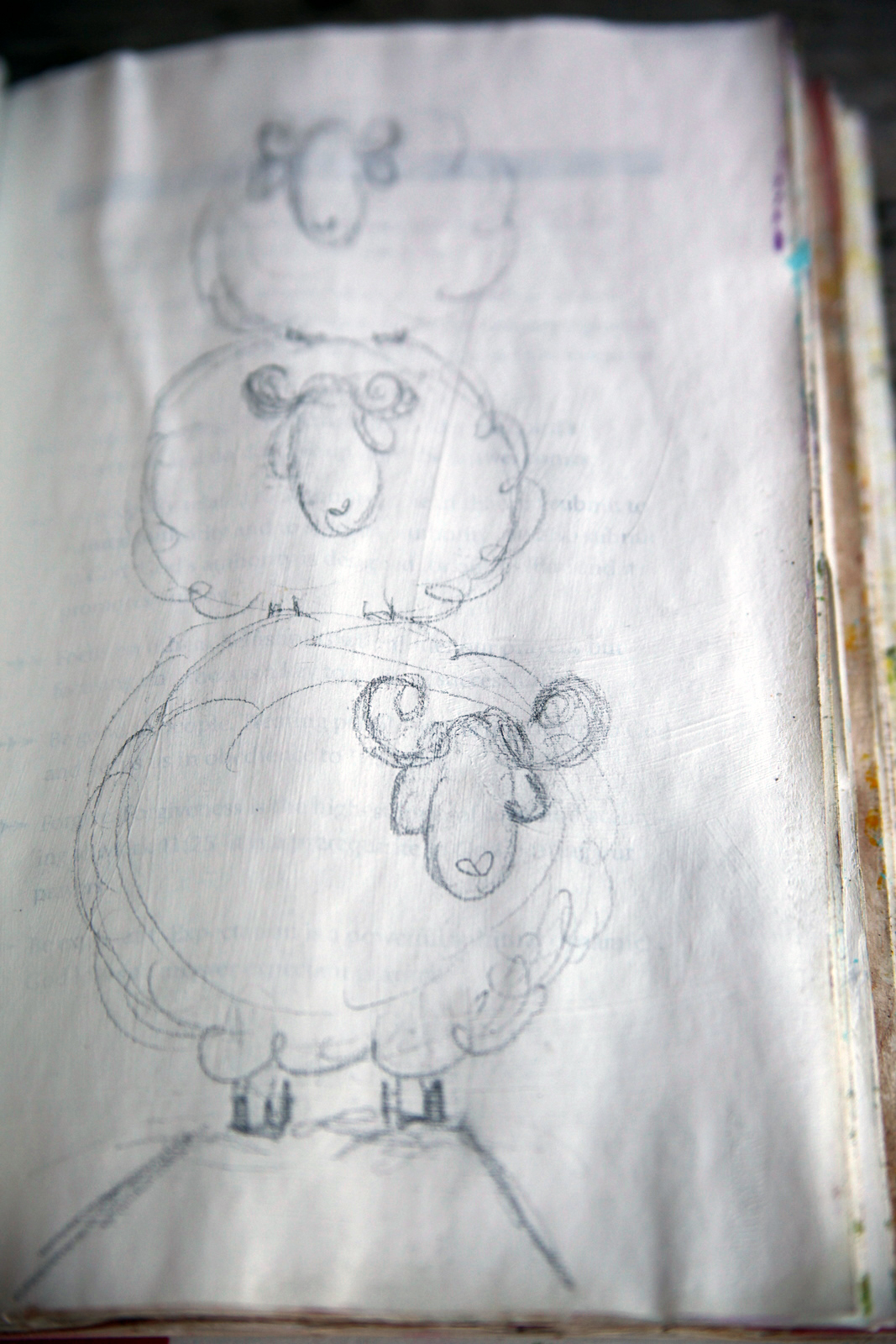 1067x1600 Yes And Amen Blog A Sheep Sketch - Sketch Journal Blog
