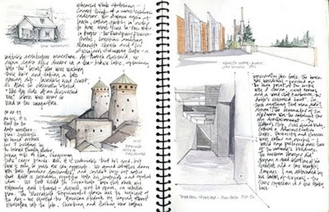 668x432 June 28 Little Black Book - Sketch Journal Ideas