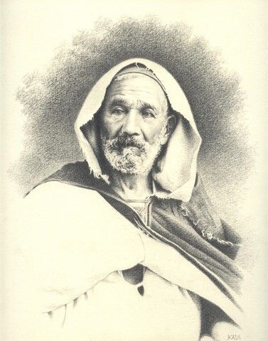 377x480 Le Vieux Kabyle - Sketch Kabyle