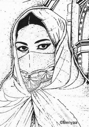 343x486 Photo Belle Homme Algerien - Sketch Kabyle