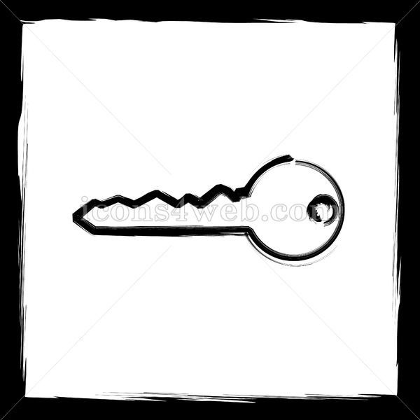 600x600 Key Sketch Icon. - Sketch Key