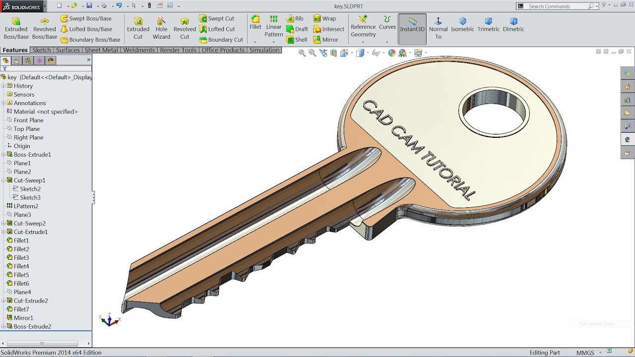 1280x720 Solidworks Tutorial Sketch Key In Solidworks - Sketch Key